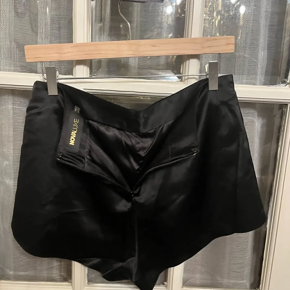 NWOT Fashion Nova Lux Satin Shorts